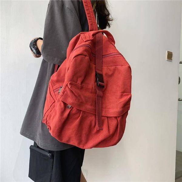 

girl women backpack school bag womens student fashion canvas teenager teenage bagpack teen rucksack