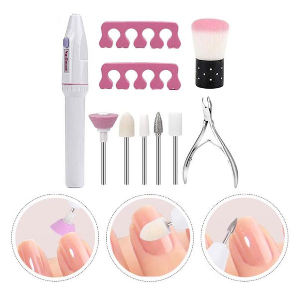 

nail art kits tools set portable electric drill scissors pedicure kit