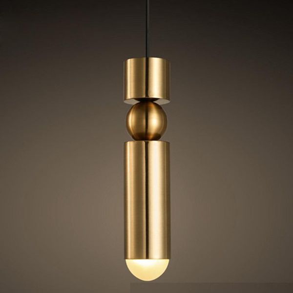 

pendant lamps bar chandelier lighting modern minimalist bed metal single head lamp desk cashier long tube light