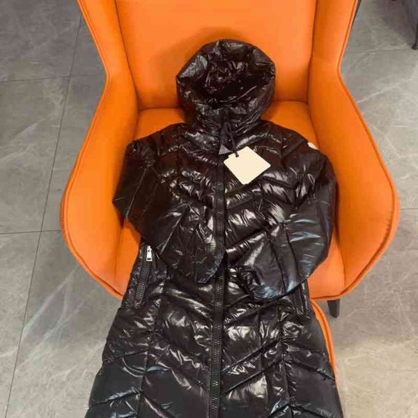 

designer luxury classic winter jacket women down fashion print coats outdoor warm coat outwear parkas army fur 2022 famous brand mkle mk men, Black