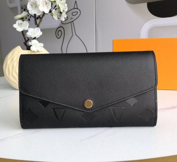 

fashion designers zippy wallet mens womens leather zipper wallets highs quality flowers coin purse handbags titanium card holder original cl, Red;black