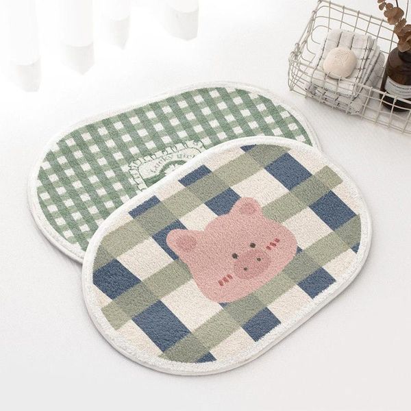 

carpets japanese and korean ins lattice bedroom floor mats entrance bathroom door absorbent mat girl rug