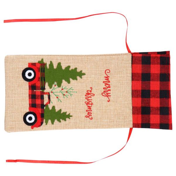

gift wrap 1 pc bottle protector linen christmas cover decoration