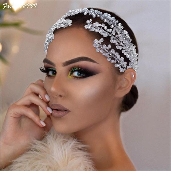 

hair clips & barrettes saudi arabia wedding crystal bridal headband for bride rhinestone tiaras and crowns women bridesmaid hairband headpie, Golden;silver