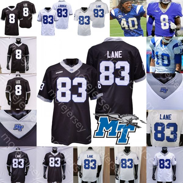 Personalizado Middle Tennessee State Football Jersey Ncaa College Jaylin Lane Lawrence Cunningham Mobley Camponês Mcdonald Will Gilchrist Cj