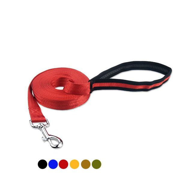 

nylon extending pet dog lead leash selected size 10m 15m 20m outdoor running walking security training harness chain collars & leashes