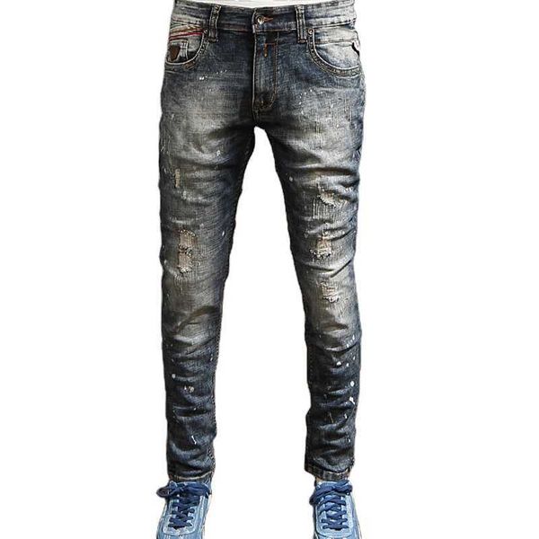 

mens jeans designs robin jean man pants 8xl slim acid wash pants, Blue
