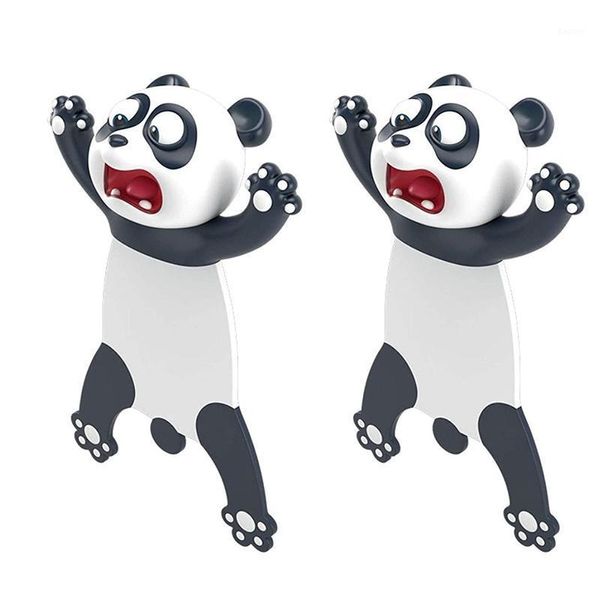 Bookmark 2 PCS 3D мультфильм животных новинка милая забавная Wacky книга друга для детей студенты канцелярские черные + whi