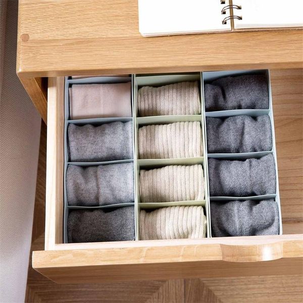 

storage drawers drawer divider multi-grid lidded underwear box closet organiser separated socks bra scarves ties holder makeup