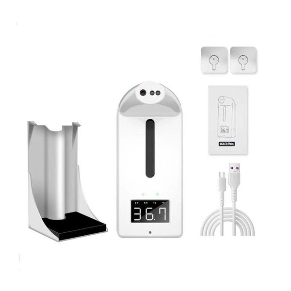 

liquid soap dispenser k10pro automatic thermodetector spray drip temperature measuring practical integrated machine