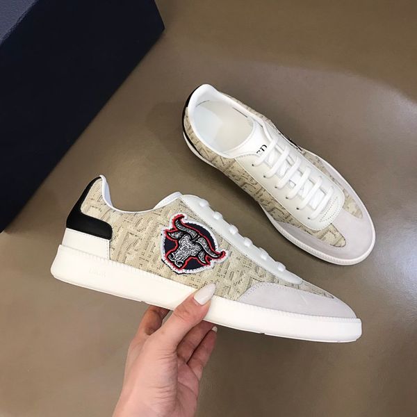 

2021ss designer shoes men luxury designer leisure casual shoes 8 colors comfortable sneakers size eur 38-45 with original box recipt dust ba, Black