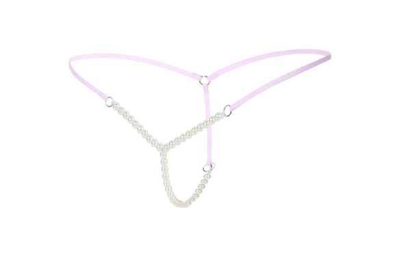 

women's panties pearl thong, Black;pink