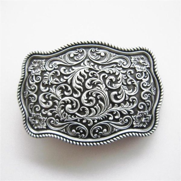 

vintage classic original western cowboy flower pattern belt buckle gurtelschnalle boucle de ceinture belts, Black;brown