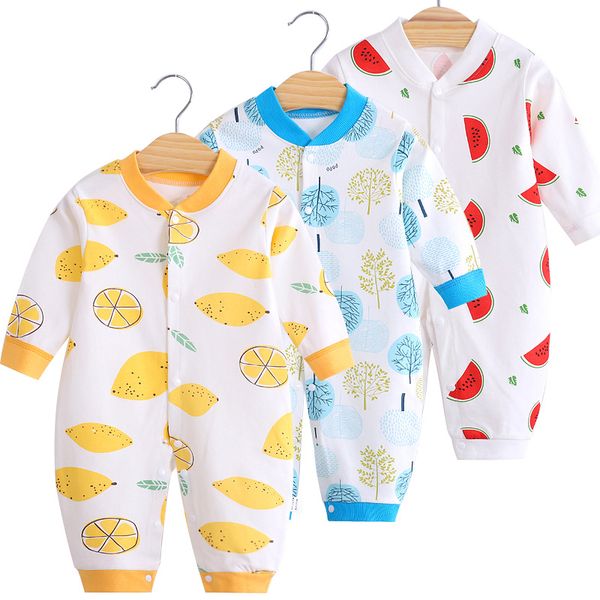 Bebê infantil romper 0-12 meses recém-nascido meninas meninos algodão onesies crianças luxo roupas de desenhador de luxo crianças roupas boutique babykleidung primavera verão outono inverno