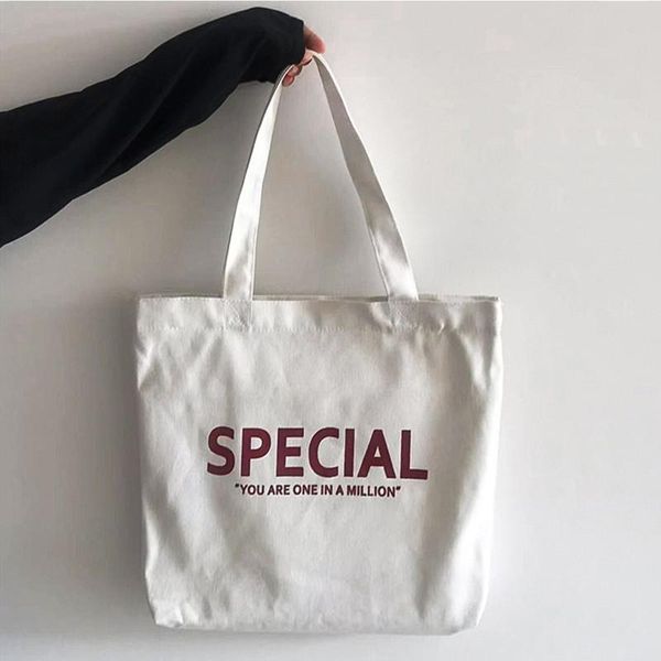 

new korean canvas bag shoulder letter schoolgirl printing luxurys bagsbagscanvas luxurys backpack fashion portable snltl
