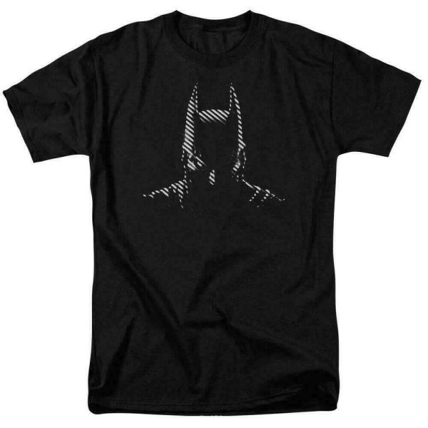 

Batman Noir Face Logo T Shirt Licensed Comic Book Tee Black, White;black