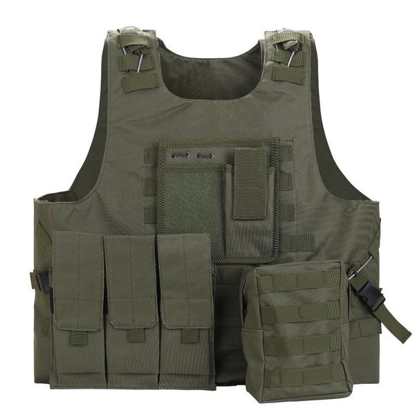 

hunting jackets multi-functional breathable vest outdoor quick disassembly cs field protections training protective equipment, Camo;black