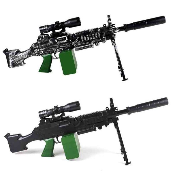 

5444m249 water bomb bullet manual toy gun weapon model pistol for kids children machine guns outdoor activities cs fighting