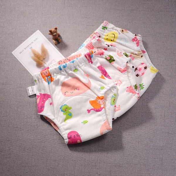 

baby training pants study 6-layer waterproof diaper cotton washing, Camo