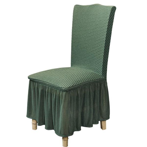 

chair covers spandex jacquard dining room seat for wedding office banquet housse de chaise elastic cushion
