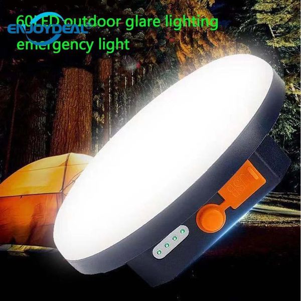 

portable lanterns 60led light camping tent work lantern outdoor emergency night market lighting rechargeable lamp bulb home