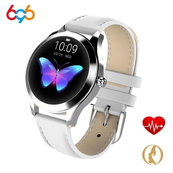 

smart wristbands 696 fashion band kw10 women wristband passometer sports heart rate monitor fitness tracker smartwatch pk m