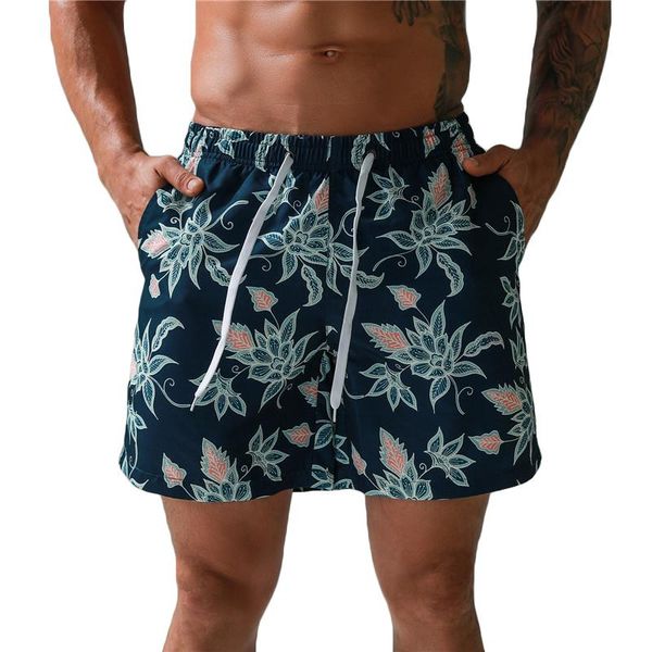 

men's swimwear summer mens print beach swimming shorts 2021 quick dry swim wear bikini swimsuit bathing suit male gym sports
