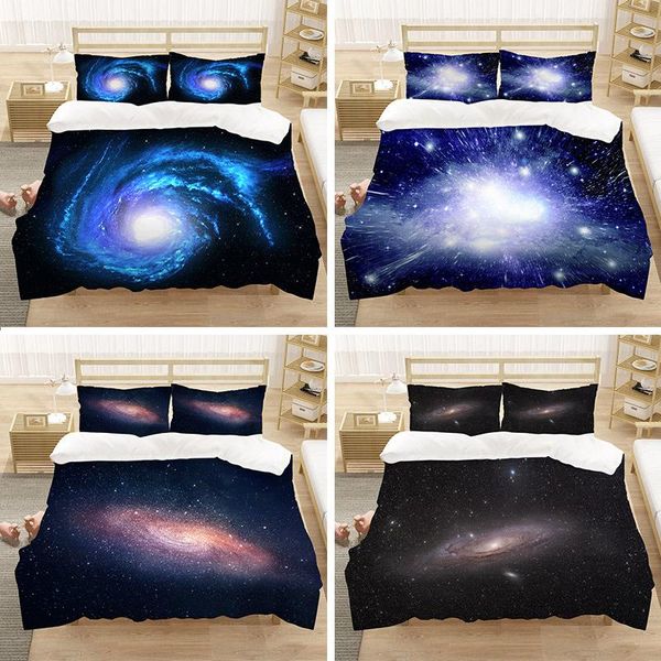 

bedding sets galaxy set 3d printing universe outer space themed cover /twin/king size bedclothes pillowcase comforter covers