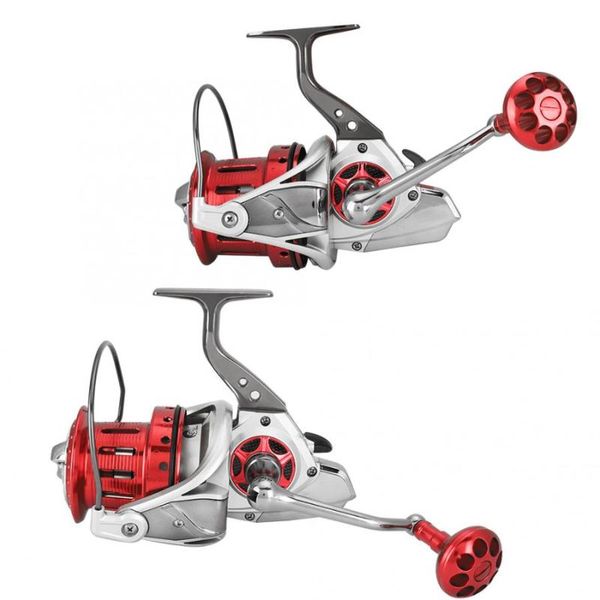 

large metal light line cup sea pole spinning reel wheel with 18 shaft folded handle spining/baitcasting left/right hand baitcasting reels