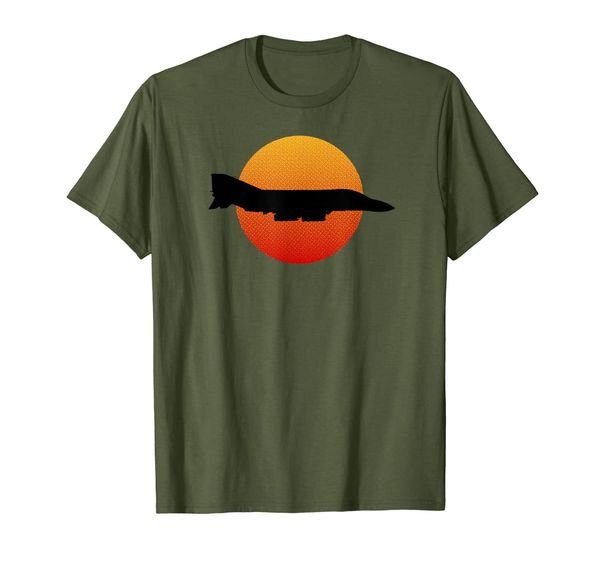 

f-4 phantom aircraft t-shirt for military history lovers, White;black