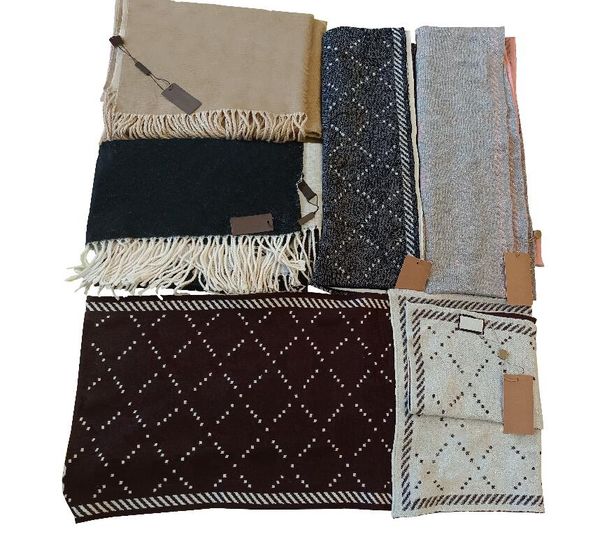 

designer winter scarfs cashmere scarf pashmina for women brand letter warm fashion imitate wool long shawl wrap scarves, Blue;gray