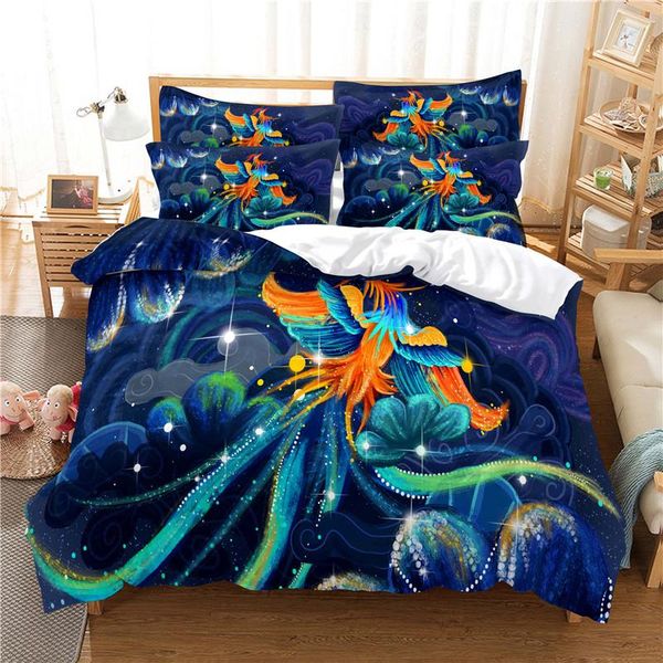

bedding sets color picture duvet cover set 3d digital printing bed linen fashion design comforter
