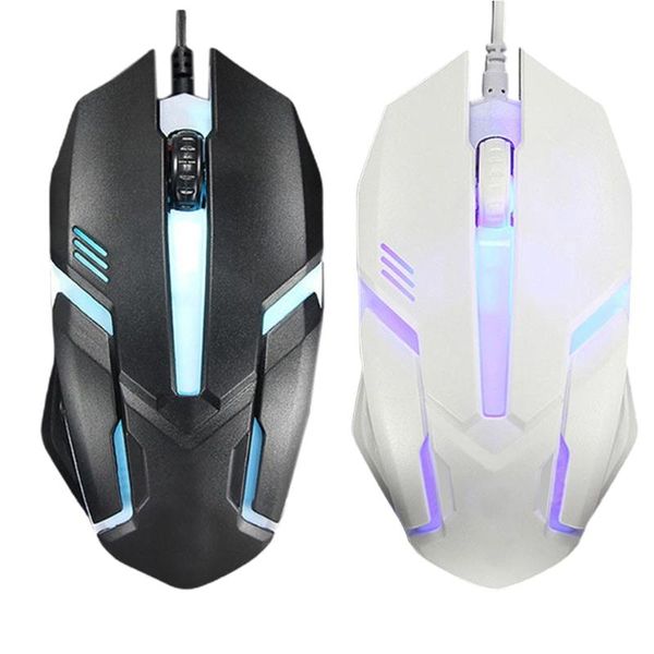 

mice ergonomic wired gaming mouse button led 1000 dpi usb computer with backlig