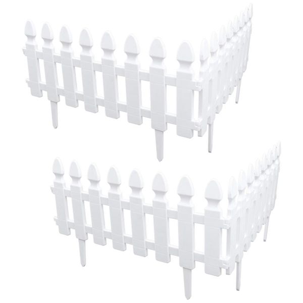 

fencing, trellis & gates 4pcs lawn fence home border edging garden grass edge