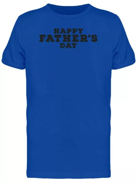 

black happy fathers day men's tee -image by shutterstock, White;black