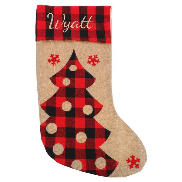 

gift wrap 1pc christmas hanging stockings cartoon candy bags pendant decoration