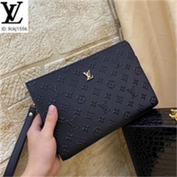 

purse luxury m2331 black embroidered presbyopia clutch men real leather long wallet chain wallets compact brand clutches evening key designe, Red;black