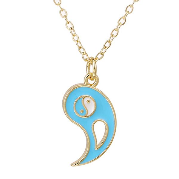 

pendant necklaces zhini boho vintage gold color clavicle chain choker for women personality water drop necklace fashion jewelry, Silver