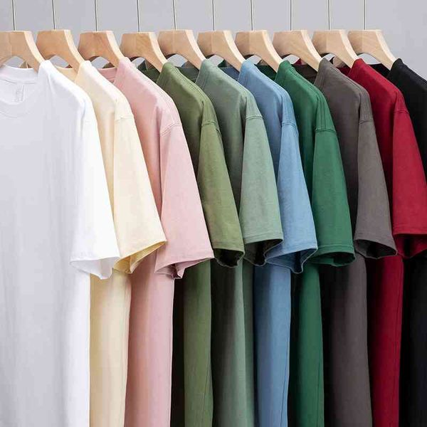 

xinjiang cotton summer new pure color t-shirt short sleeve loose fashion brand men's student t-shirt, White;black