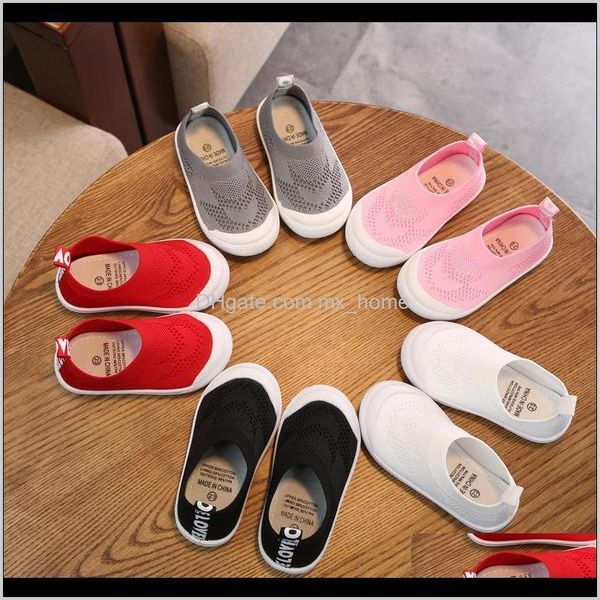 

baby maternity drop delivery 2021 summer flat woven fabric solid color knitted socks shoe breathable slipon baby elastic sleeves kids shoes, Black;grey