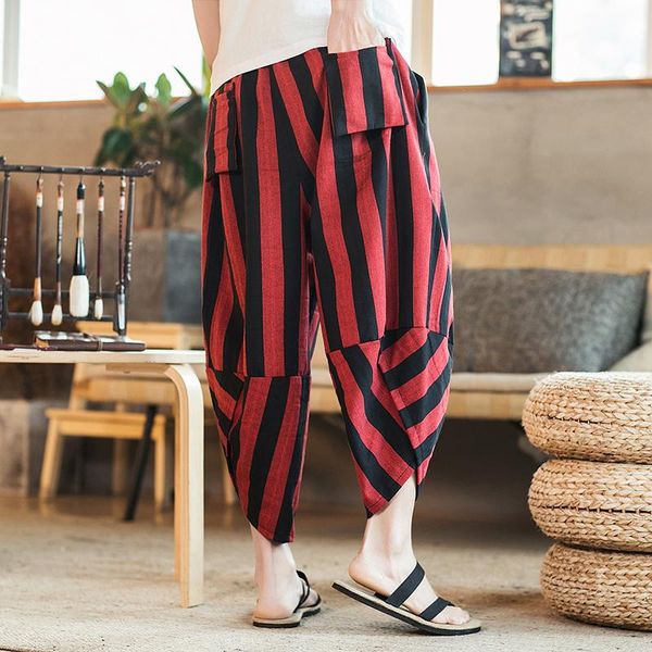 

striped / plaid est fashion men beach shorts summer male 100% linen breathable mens casual bermuda clothing men's, White;black