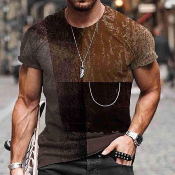 

men's t-shirts t-shirt daily casual party holiday basic trend abstract painting printed short 2021 spring summer fashion, White;black