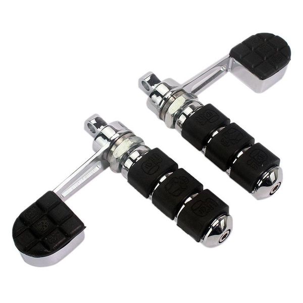 

pedals motorcycle anti-vibe foot pegs aluminum footrest pedal for sportster xl 883 1200 softail dyna fxdf bob fxdc fxwg