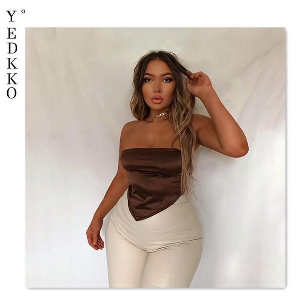 

women's tanks & camis black corset fashion femme backless summer clothes for women 2021 t-shirt street tank camisetas mujer, White