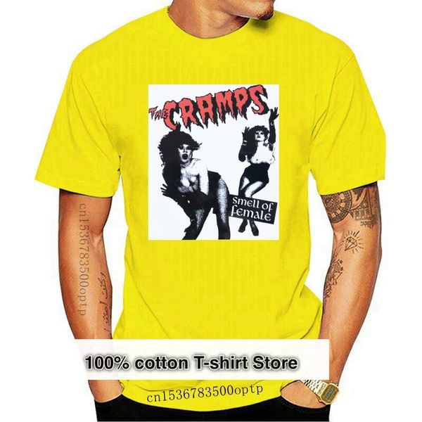 

men's t-shirts the cramps 'smell of female' (white) t-shirt - 2021 & official, White;black