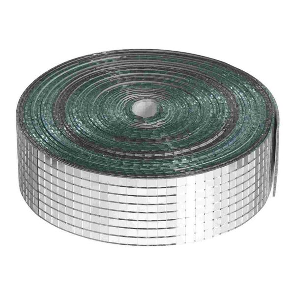 

wall stickers 1 roll self-adhesive mosaic tiles square mirrors decals