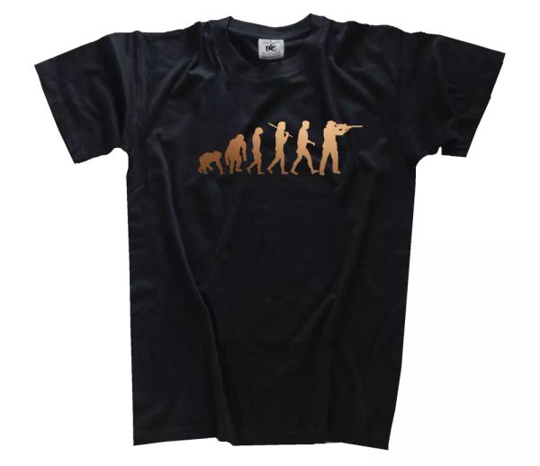 

bronze edition hunter hunt hunting ranger evolution t-shirt s-xxxl, White;black