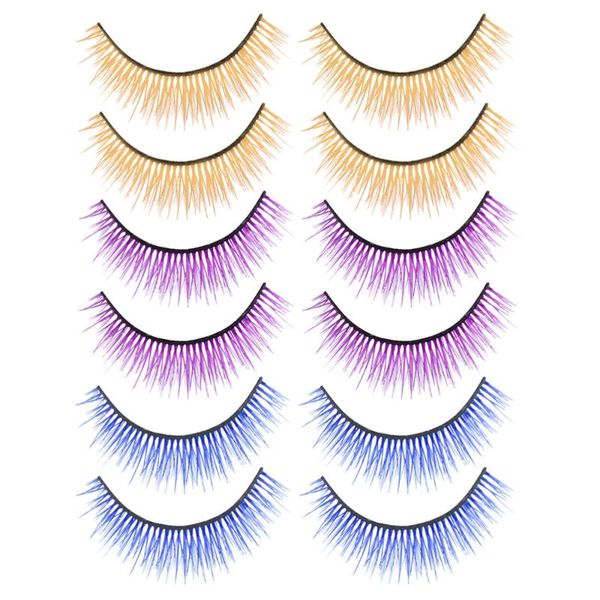 

pairs unique 3d simulation lashes decorative dense fake eyelashes for makeup false