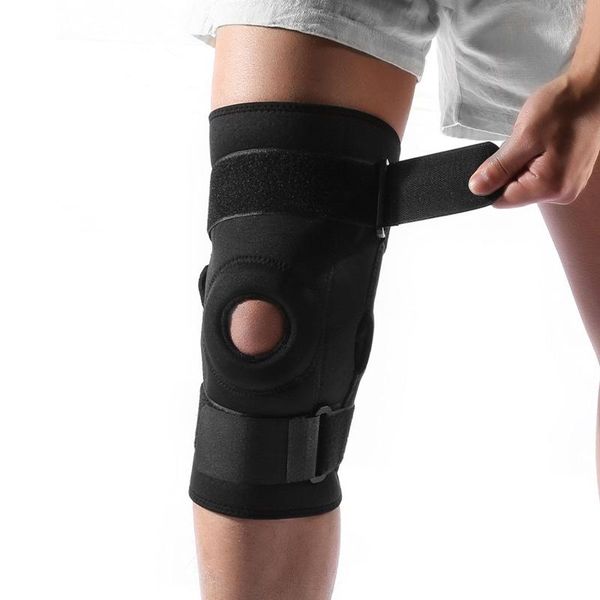 

sports knee support pad compression sleeves absorption joint pain arthritis relief running fitness elastic brace pads elbow &, Black;gray
