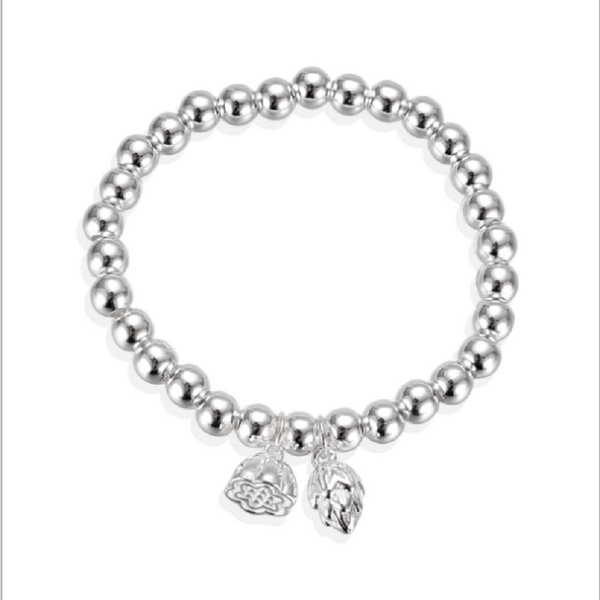 

beaded, strands liangshihuan bracelet 6m4m pearl copper silver plated hand jewelry wholesale gifts, Black